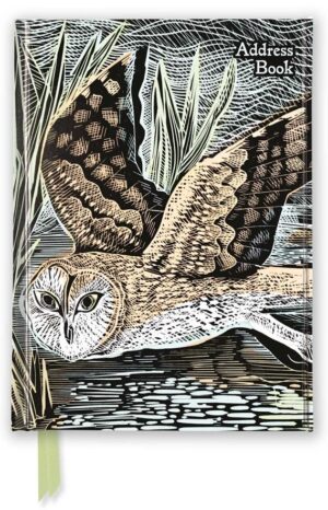 Angela Harding: Marsh Owl Artisan Art Notebook (Flame Tree